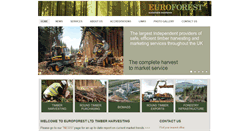 Desktop Screenshot of euroforest.co.uk